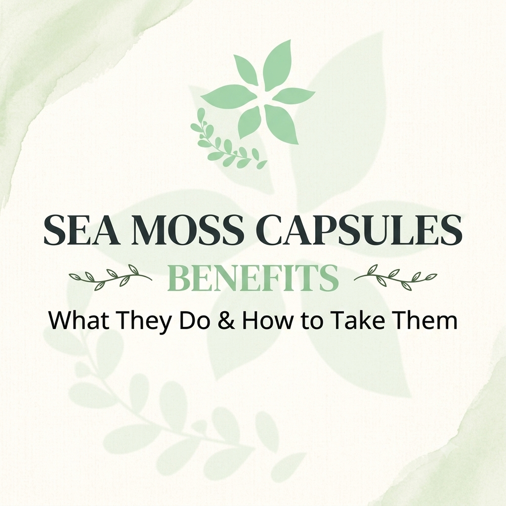 Sea Moss Capsules Benefits and How to Take Them
