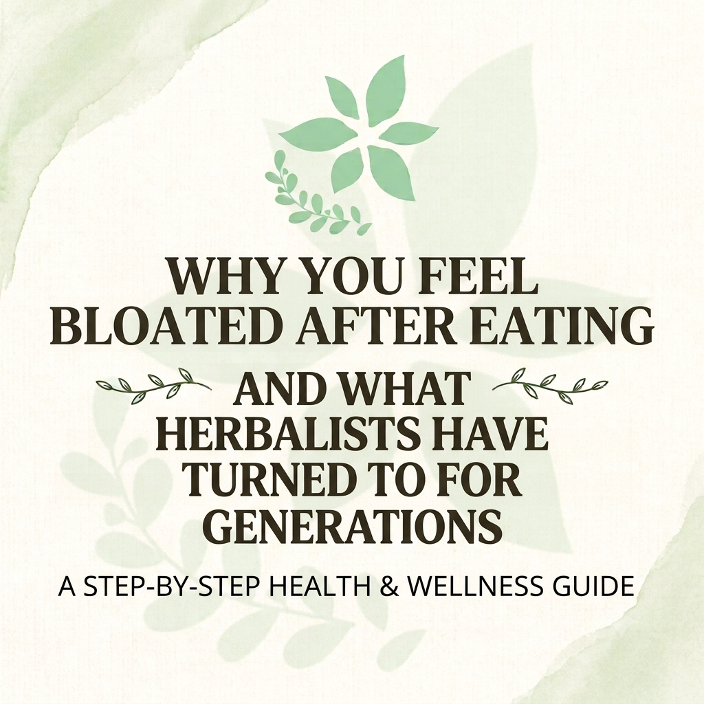 Herbal Approaches to Bloating After Eating