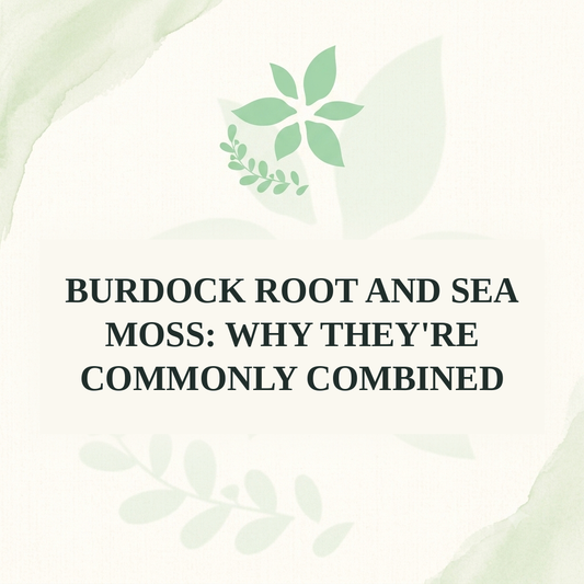 Burdock Root and Sea Moss: Why They're Commonly Combined