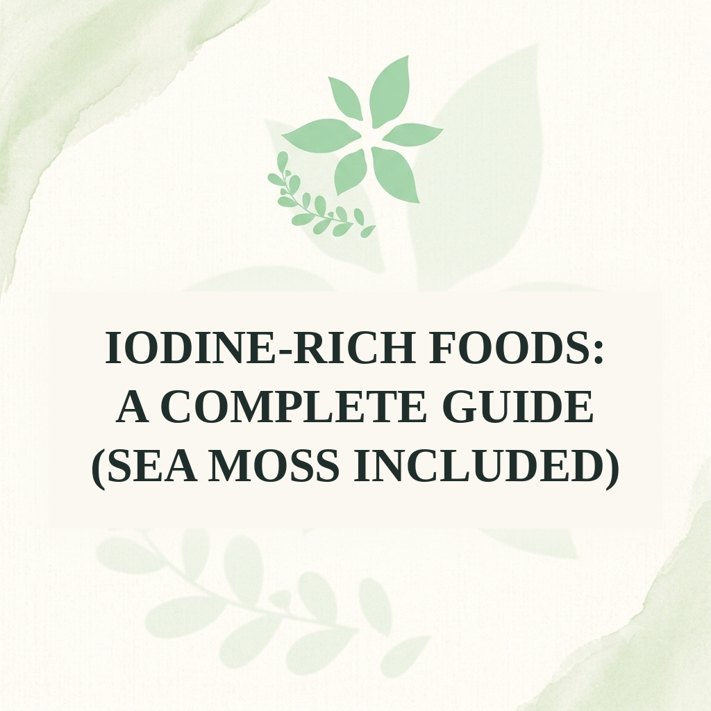 Iodine-Rich Foods: A Complete Guide (Sea Moss Included)