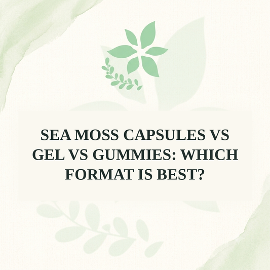 Sea Moss Capsules vs Gel vs Gummies: Which Format Is Best?