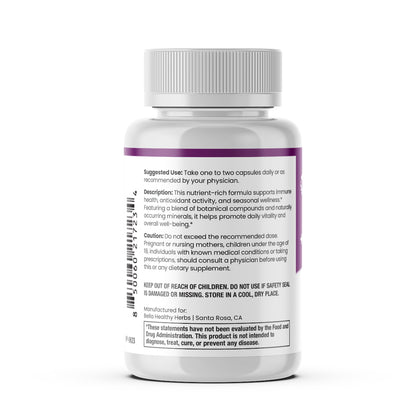 Healthy Herbs elderberry and Irish sea moss capsules product image