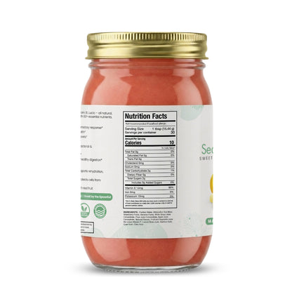 Sweet Strawberry Banana Sea Moss Gel 16oz | Wildcrafted & Vegan | Healthy Herbs Store