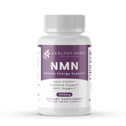 Healthy Herbs | NMN Cellular Energy Support* 500mg 60 Capsules