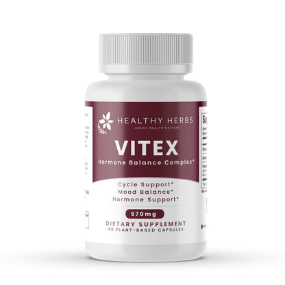 Healthy Herbs | Vitex DIM Shatavari Hormone Balance for Women* 570mg 60 Capsules