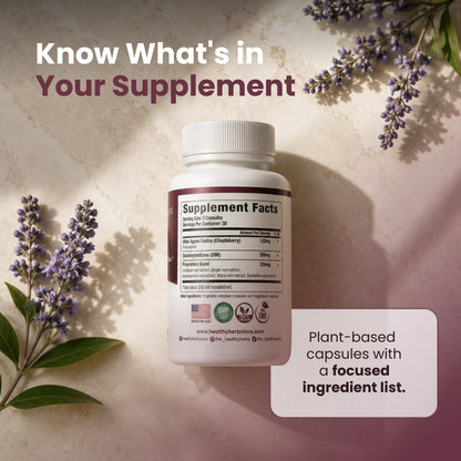 Healthy Herbs | Vitex DIM Shatavari Hormone Balance for Women* 570mg 60 Capsules