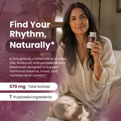 Healthy Herbs | Vitex DIM Shatavari Hormone Balance for Women* 570mg 60 Capsules