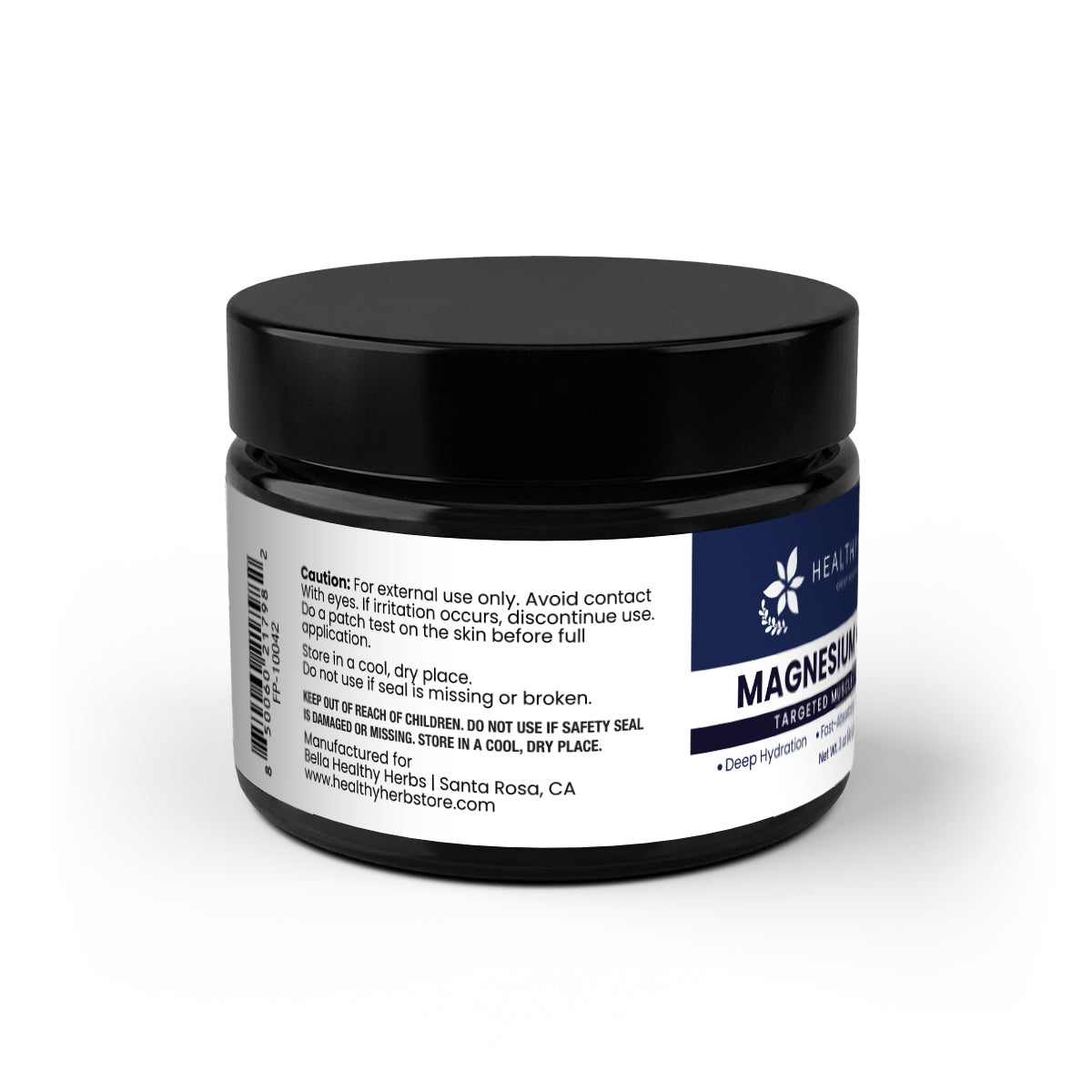 Healthy Herbs magnesium and MSM topical cream product image