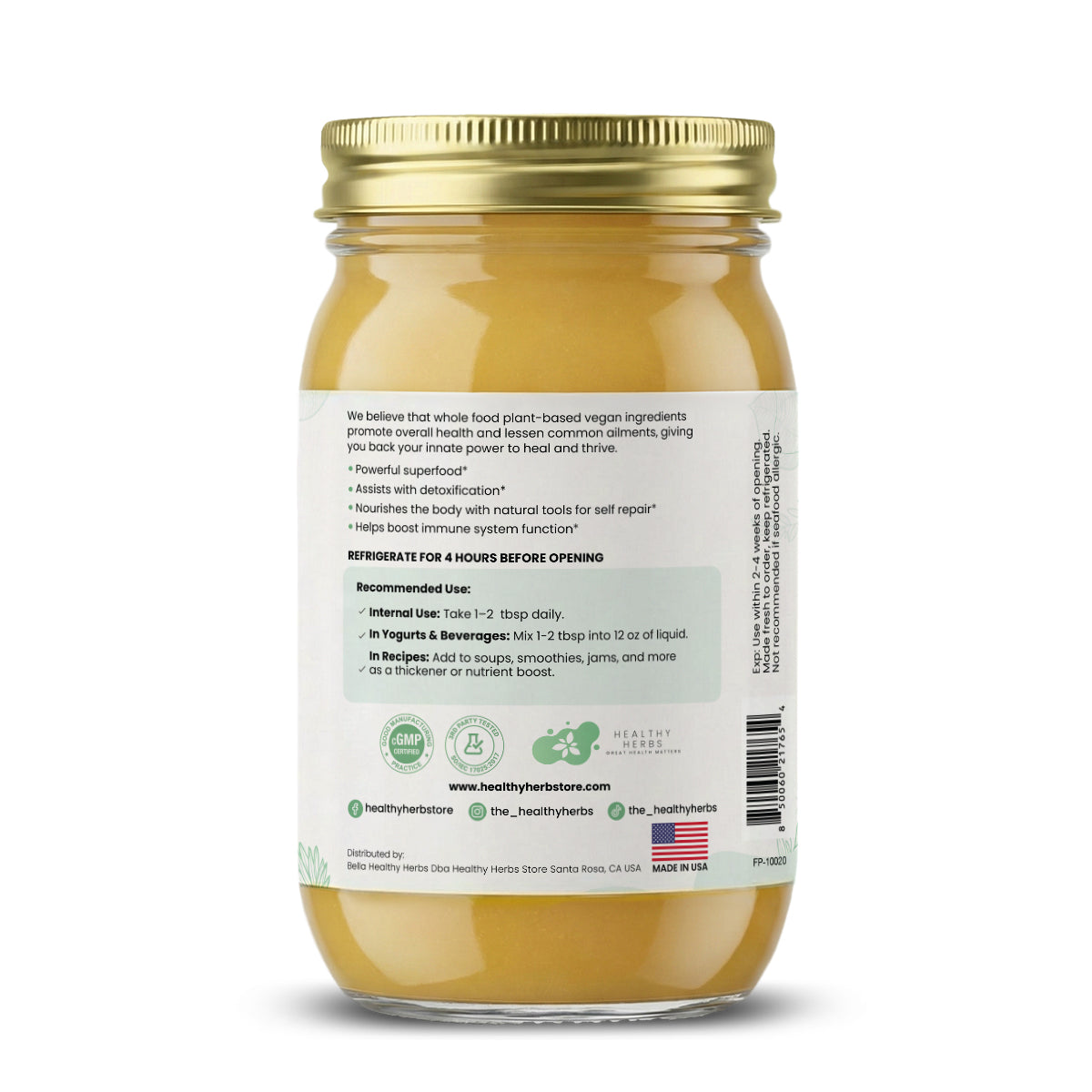 Healthy Herbs tropical sea moss gel 16 oz product image