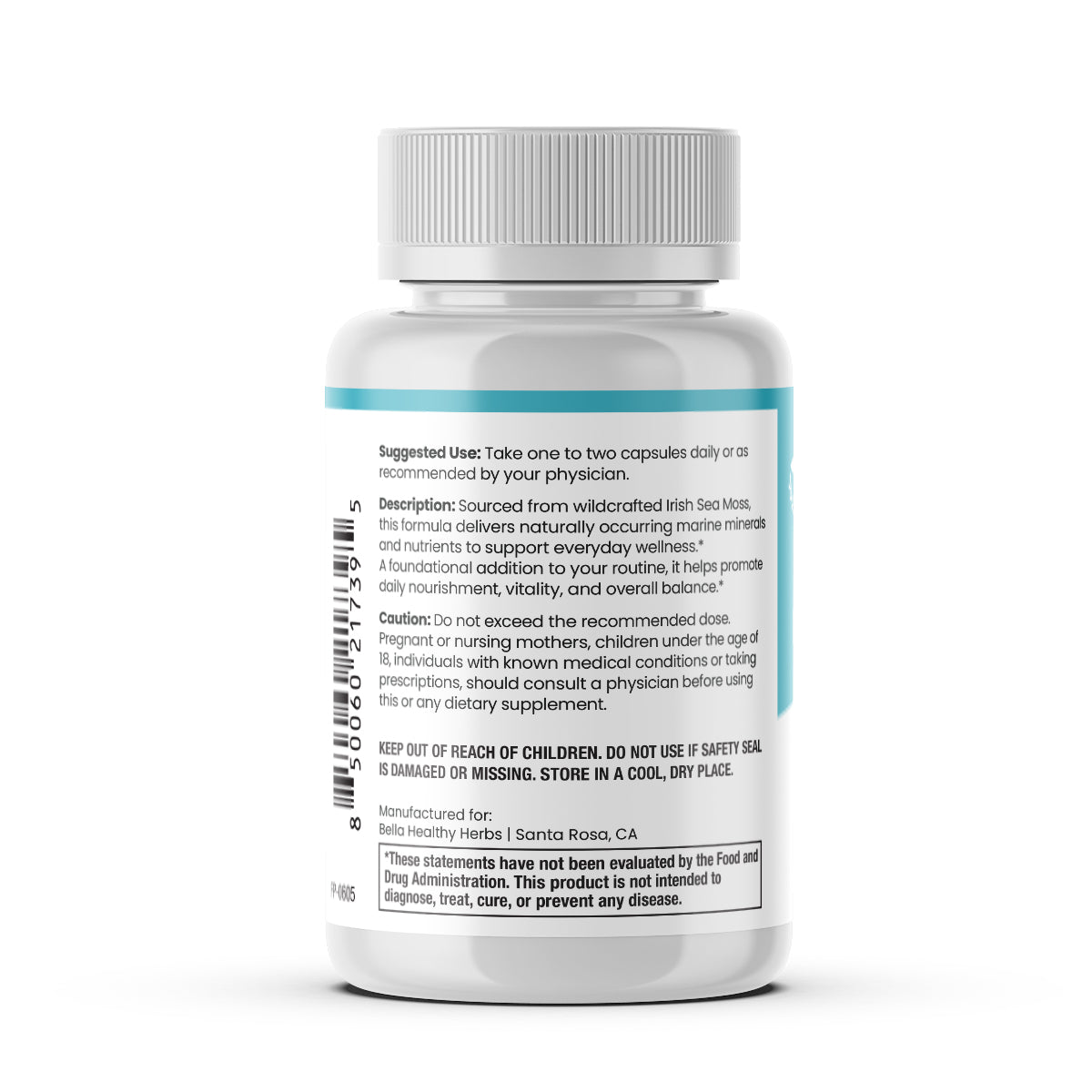 Healthy Herbs pure sea moss capsules 670mg product image
