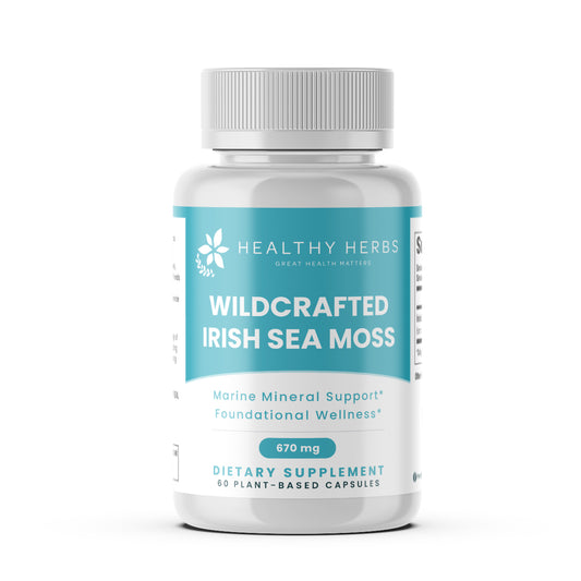 Healthy Herbs pure sea moss capsules 670mg product image