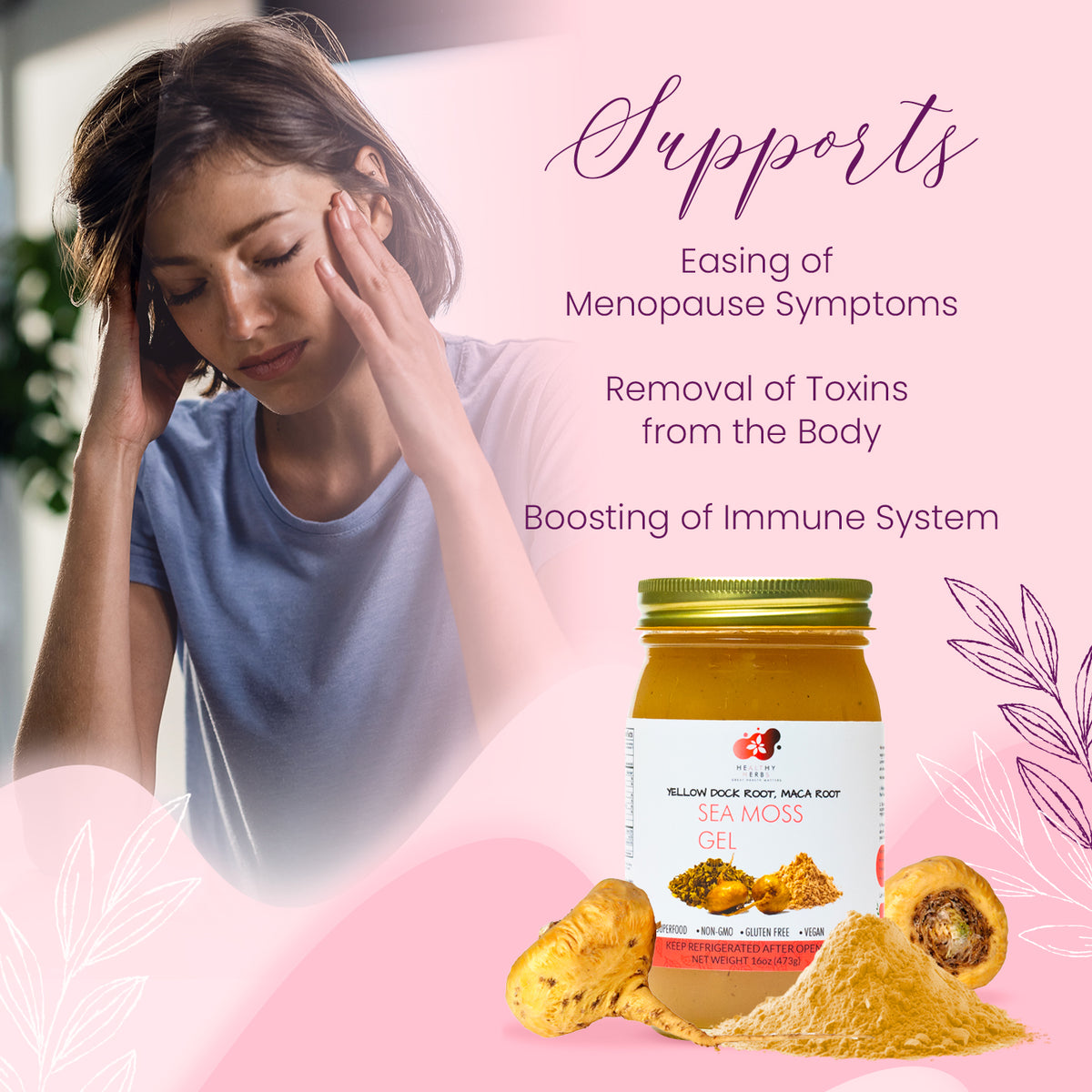 Healthy Herbs sea moss gel, yoni oils, feminine and herb products are made from 100% organic, plant based ingredients, vegan, gluten free, with no additives. Our seamoss gels are made from wildcrafted seamoss along the shorelines of Jamaica and St. Lucia
